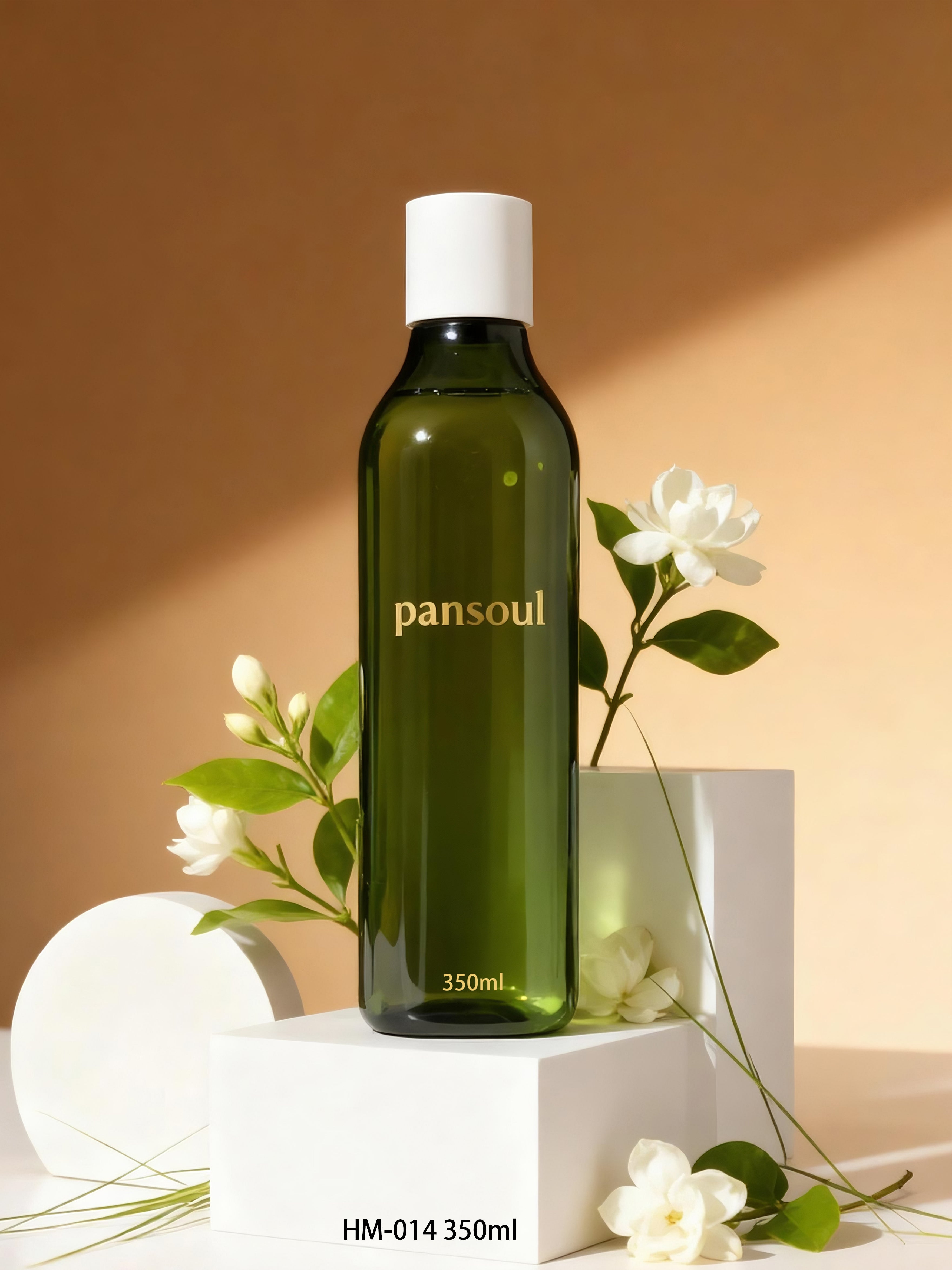高档美妆日化包材PET塑料瓶350ml
