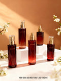 高档美妆日化包材PET塑料瓶60/80/100/120/150ml