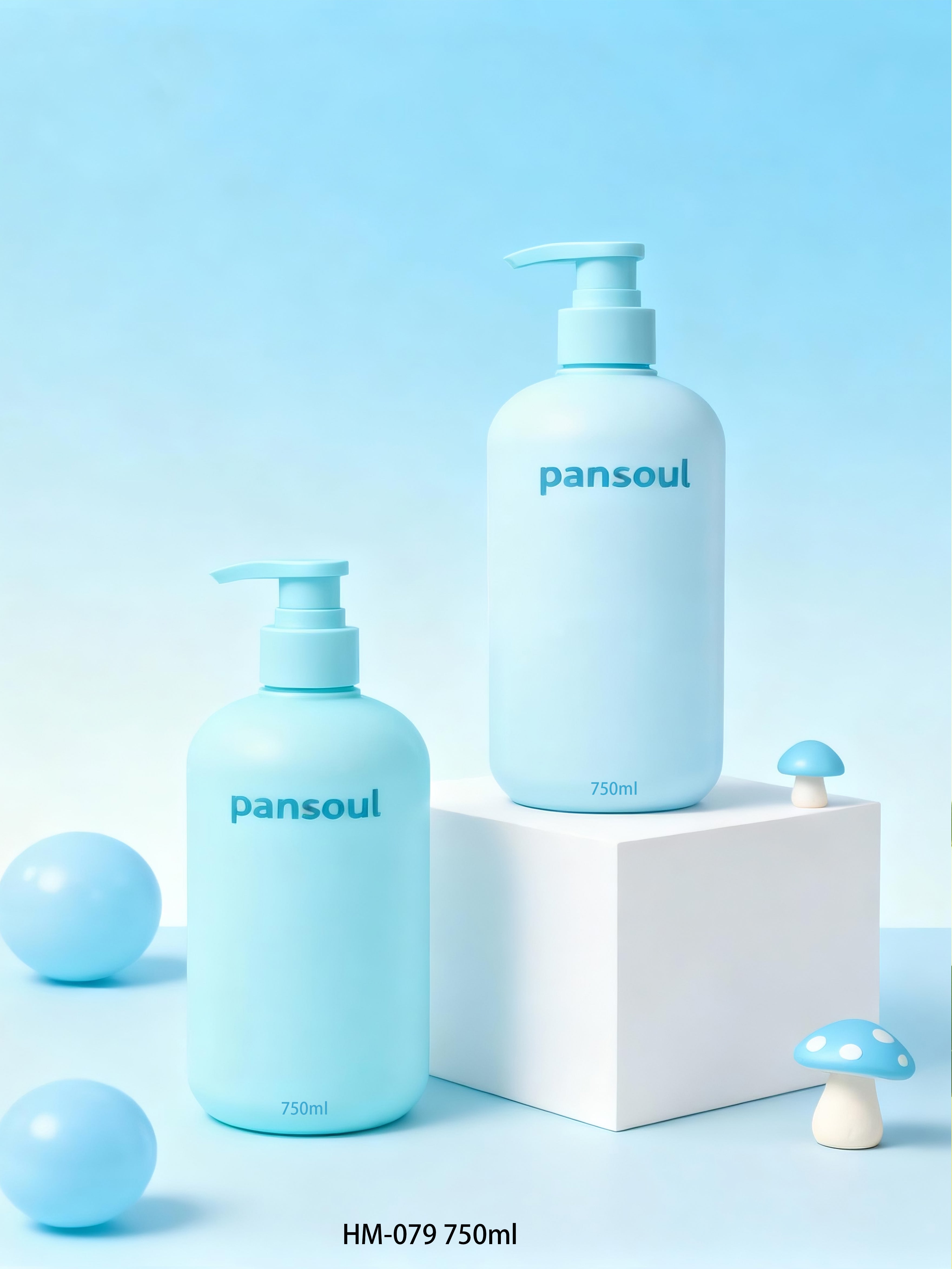 高档美妆日化包材PET塑料瓶750ml