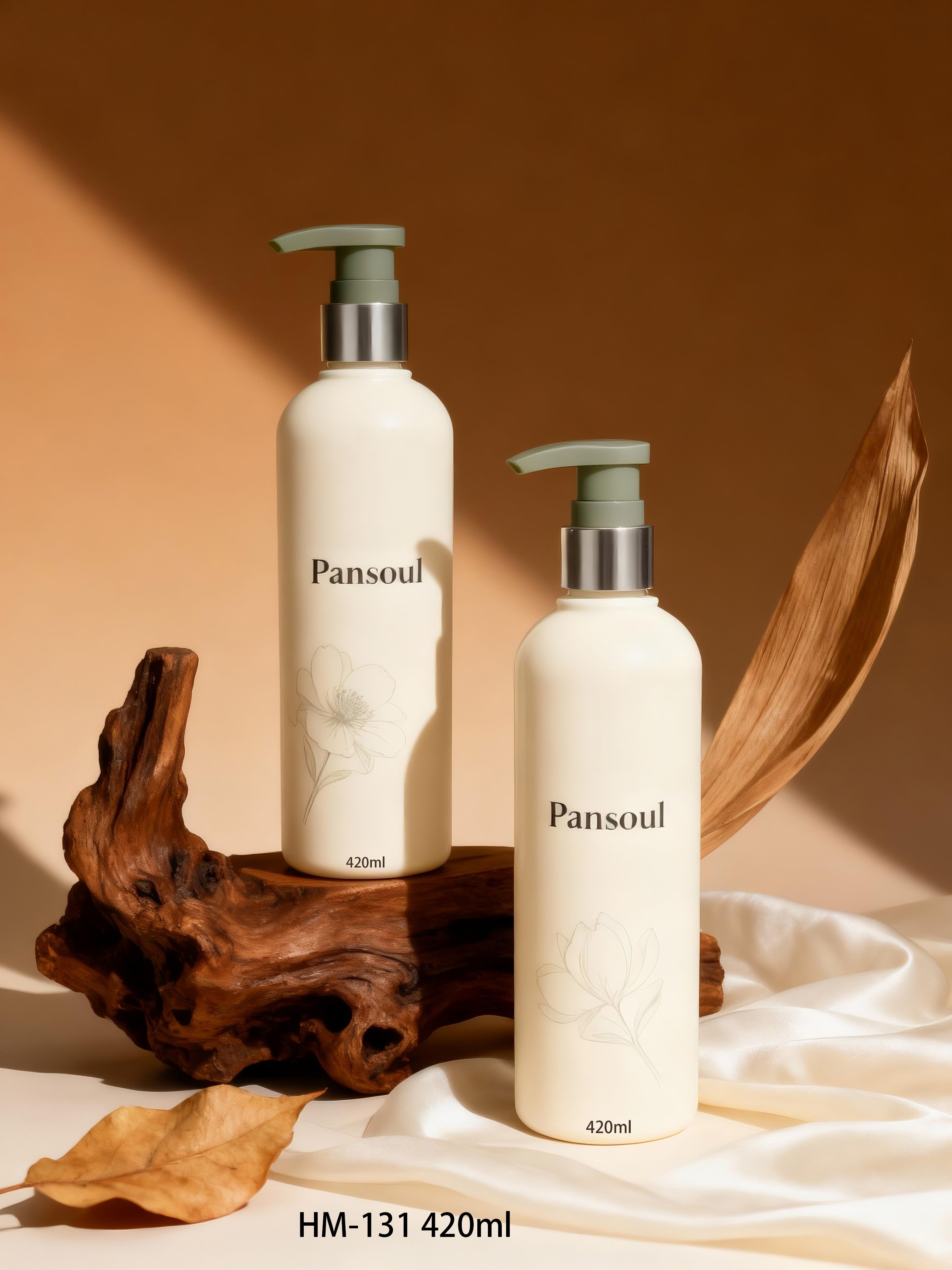 高档美妆日化包材PET塑料瓶420ml