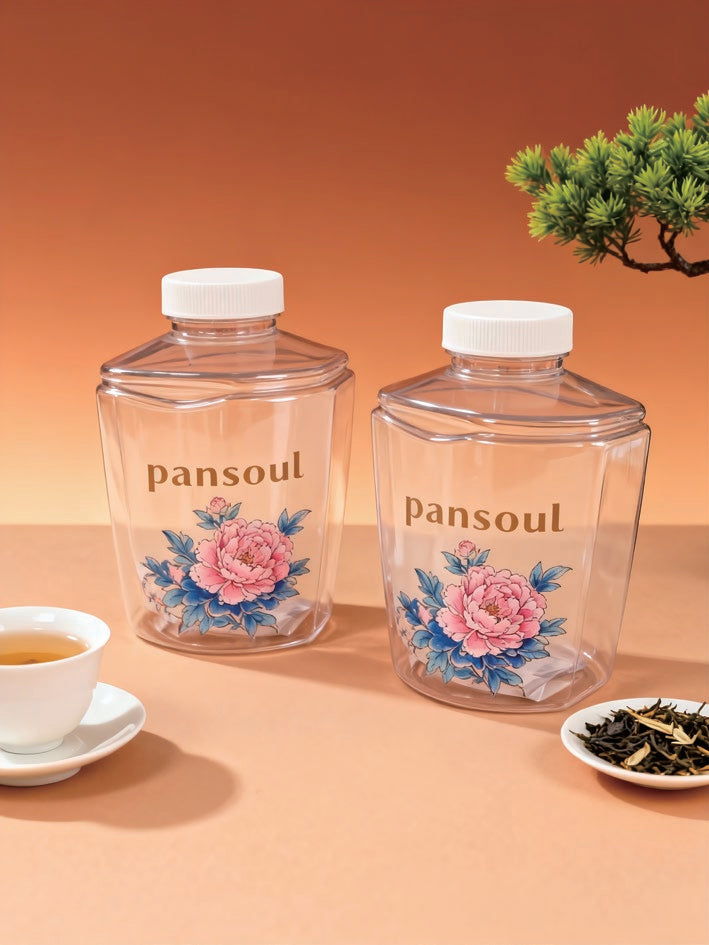 高档美妆日化包材PET塑料瓶450ml